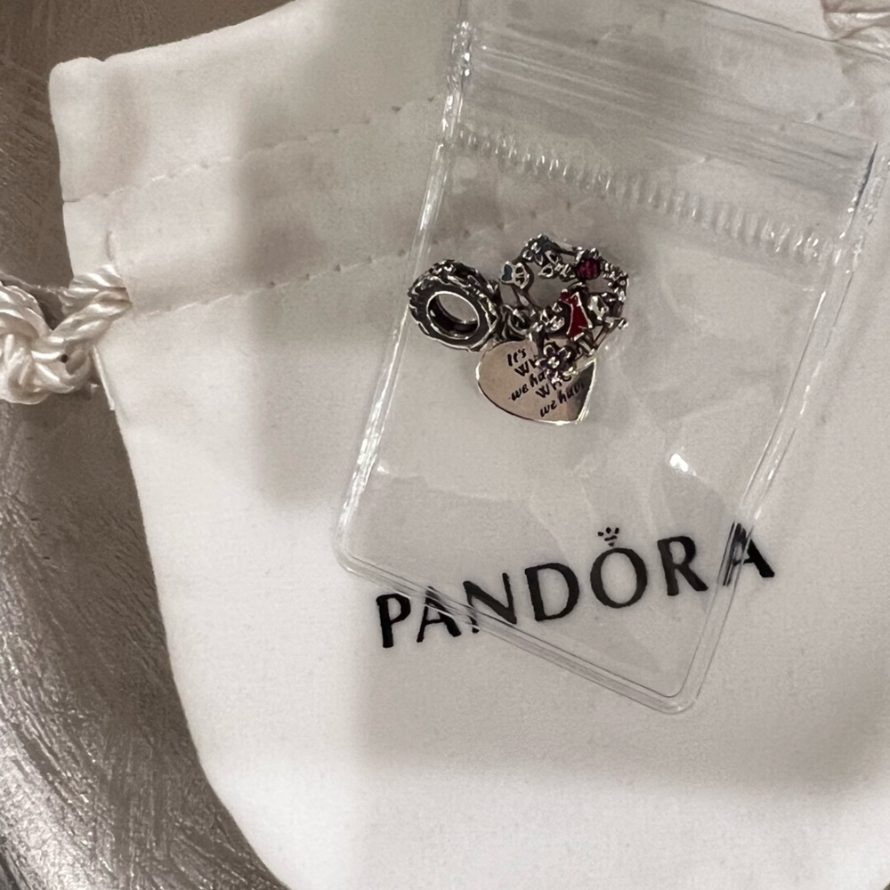 🆕 Pandora Disney Winnie the Pooh & Piglet Double Dangle Charm - Picture 10 of 10